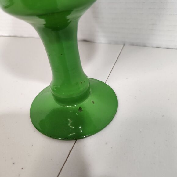 Teenage Mutant Ninja Turtles Blue Mask Leonardo TMNT Green Glass Goblet 2009 EUC - Picture 6 of 12